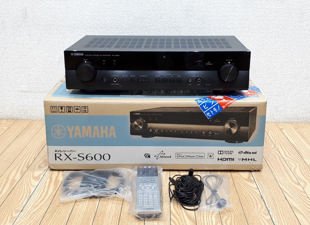ヤマハ（YAMAHA）5.1chネットワーク AVレシーバー RX-S600 付属品 元箱付